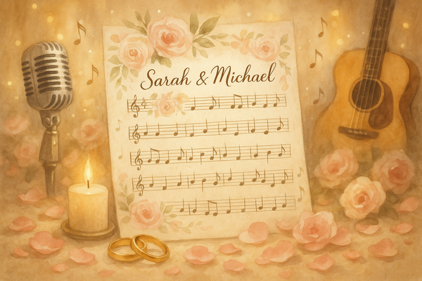 A beautiful custom wedding song created for Sarah and Michael's special day.