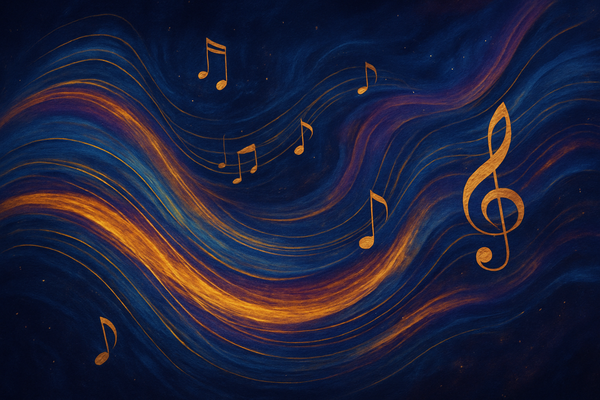 kreiere ein visual für einen instrumental track